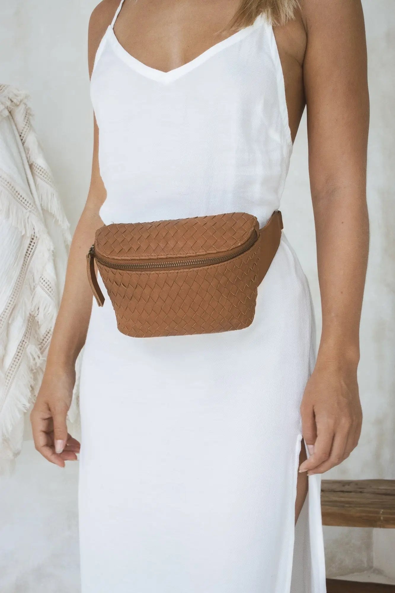 MANDRN - Remy Woven - Tan - Addie Rose Boutique - Austin