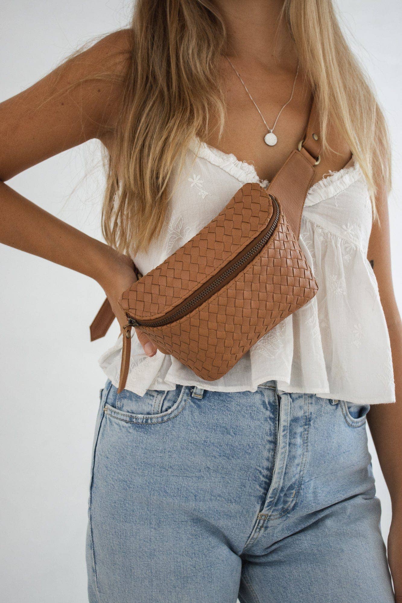 MANDRN - Remy Woven - Tan - Addie Rose Boutique - Austin