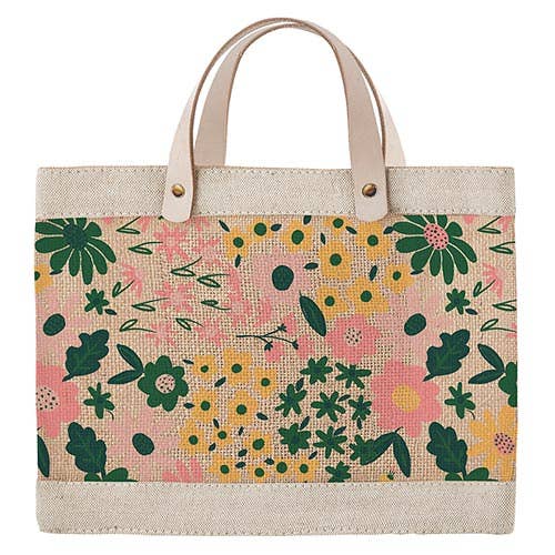 Market Tote - Florals - Addie Rose Boutique - Austin