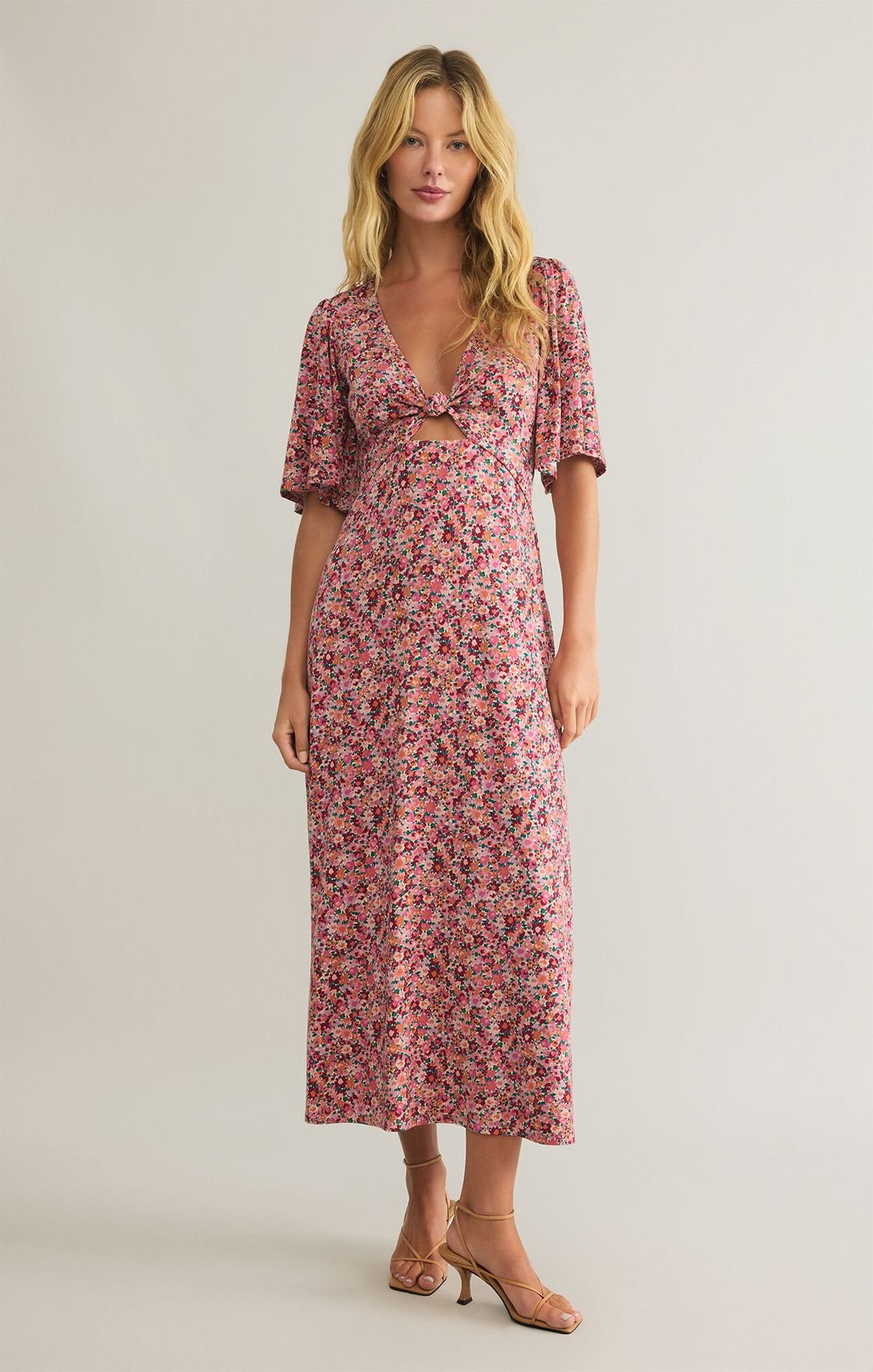 austin floral print midi dress Kimberly