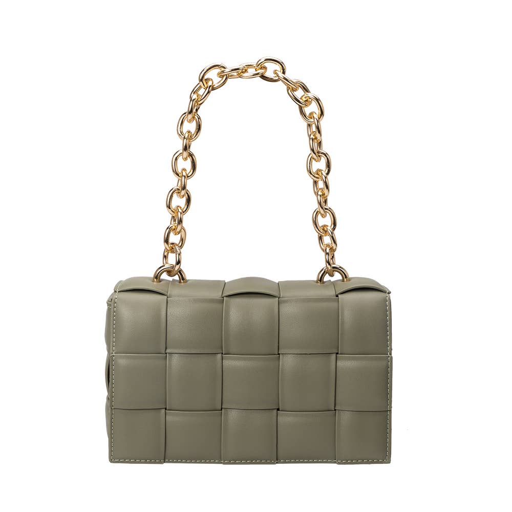Melie Bianco - Anya Vegan Shoulder Bag in Moss - Addie Rose Boutique - Austin