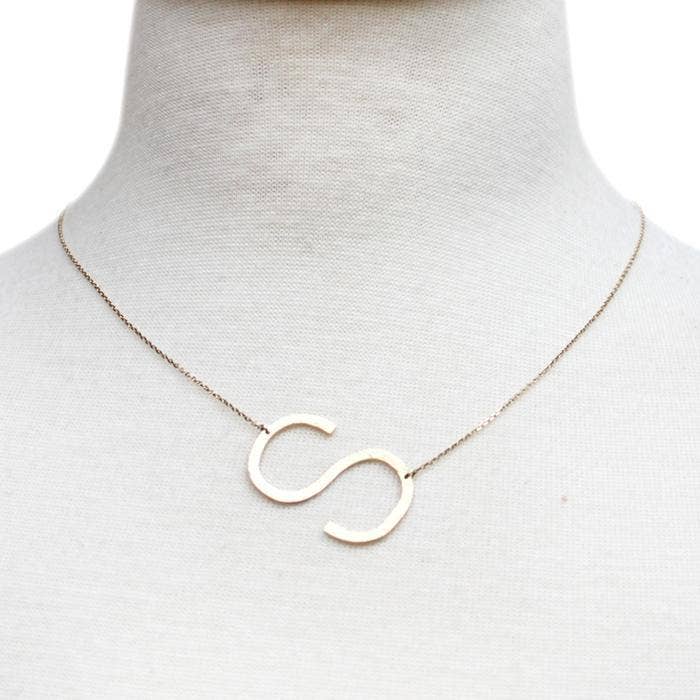 Monogram Collection Initial Necklace - Addie Rose Boutique - Austin