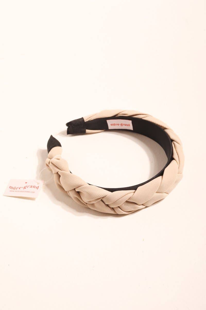 Mure and Grand - Chunky Braided Headband - Addie Rose Boutique - Austin