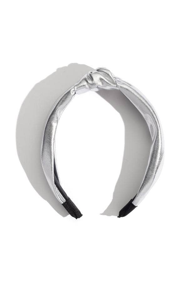 Mure and Grand - Metallic Top Knot Headband - Addie Rose Boutique - Austin
