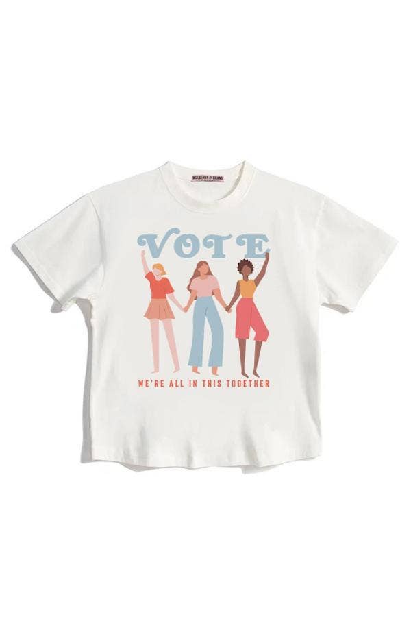 Mure and Grand - Vote. We're All in This Together Tshirt - Addie Rose Boutique - Austin