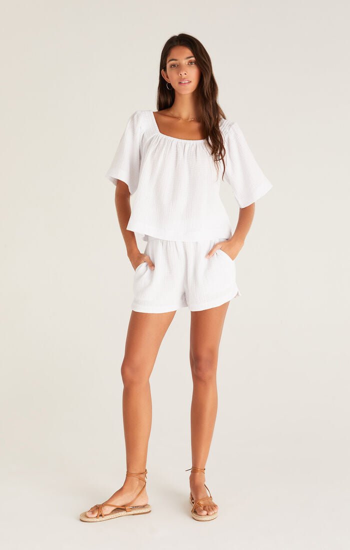 No Rules Guaze Shorts - Addie Rose Boutique - Austin