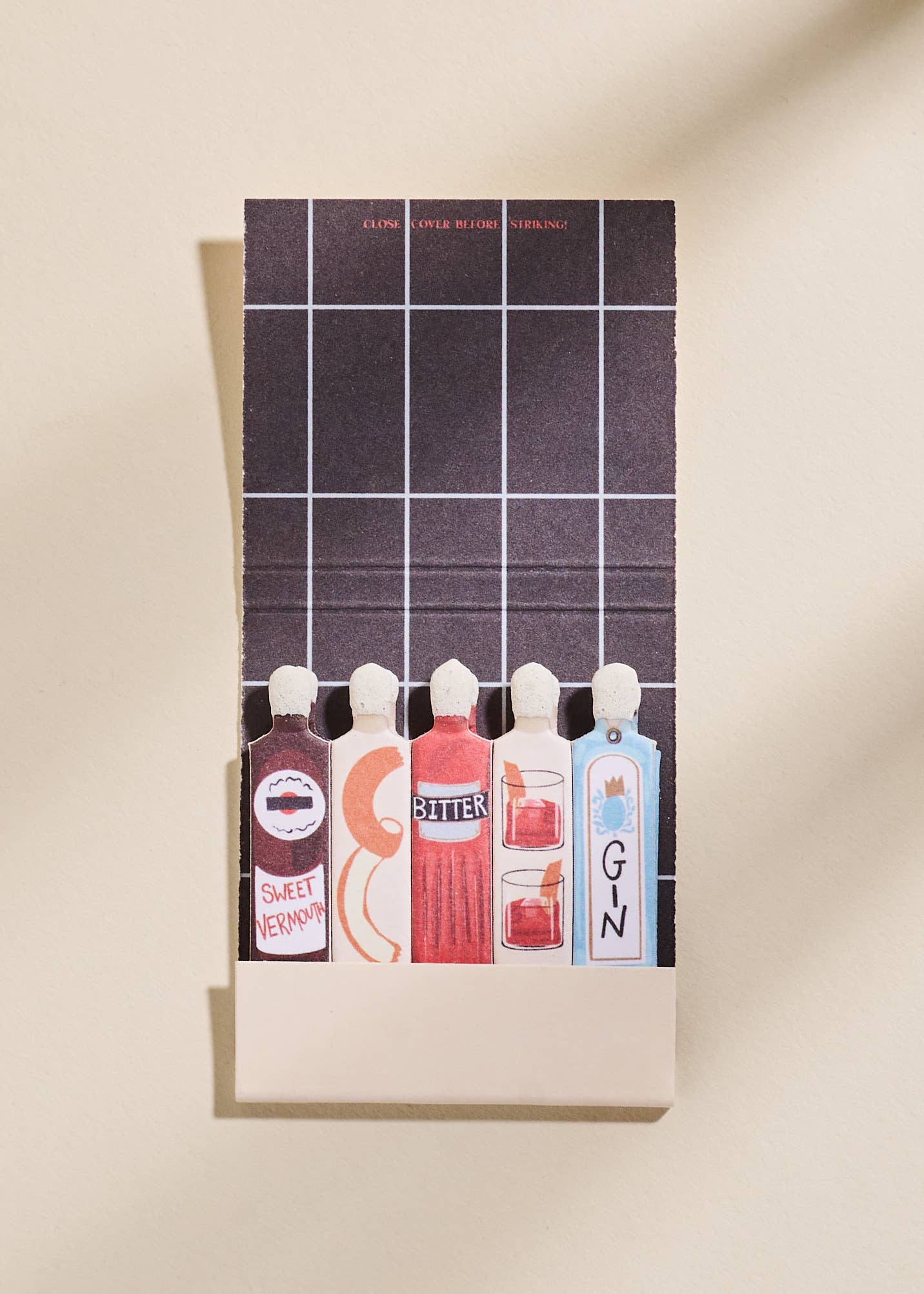 One & Only Paper - Negroni Printed 10 Stem Matchbook - Addie Rose Austin