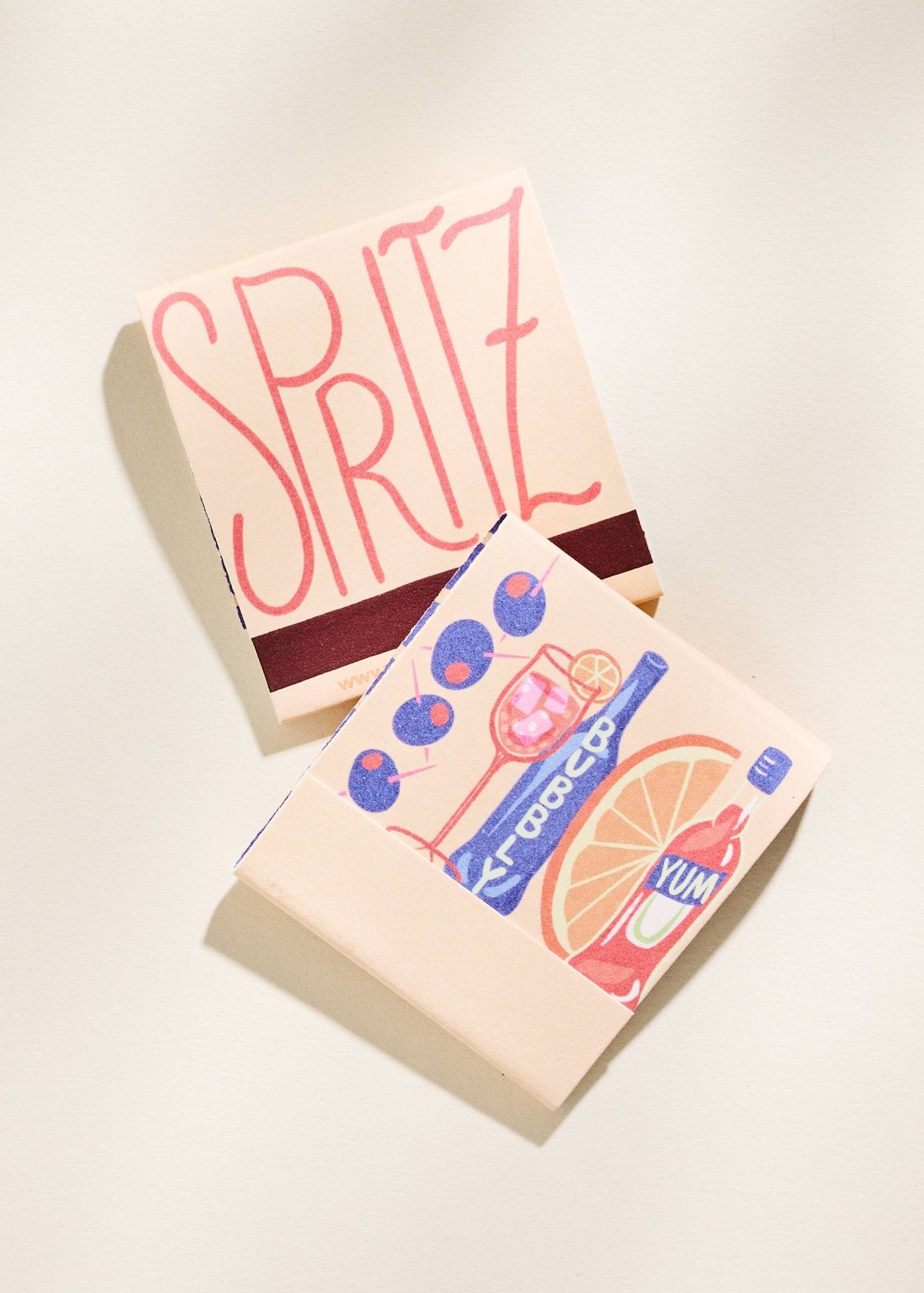 One & Only Paper - Spritz Italian Summer Printed 10 Stem Matchbooks - Addie Rose Austin