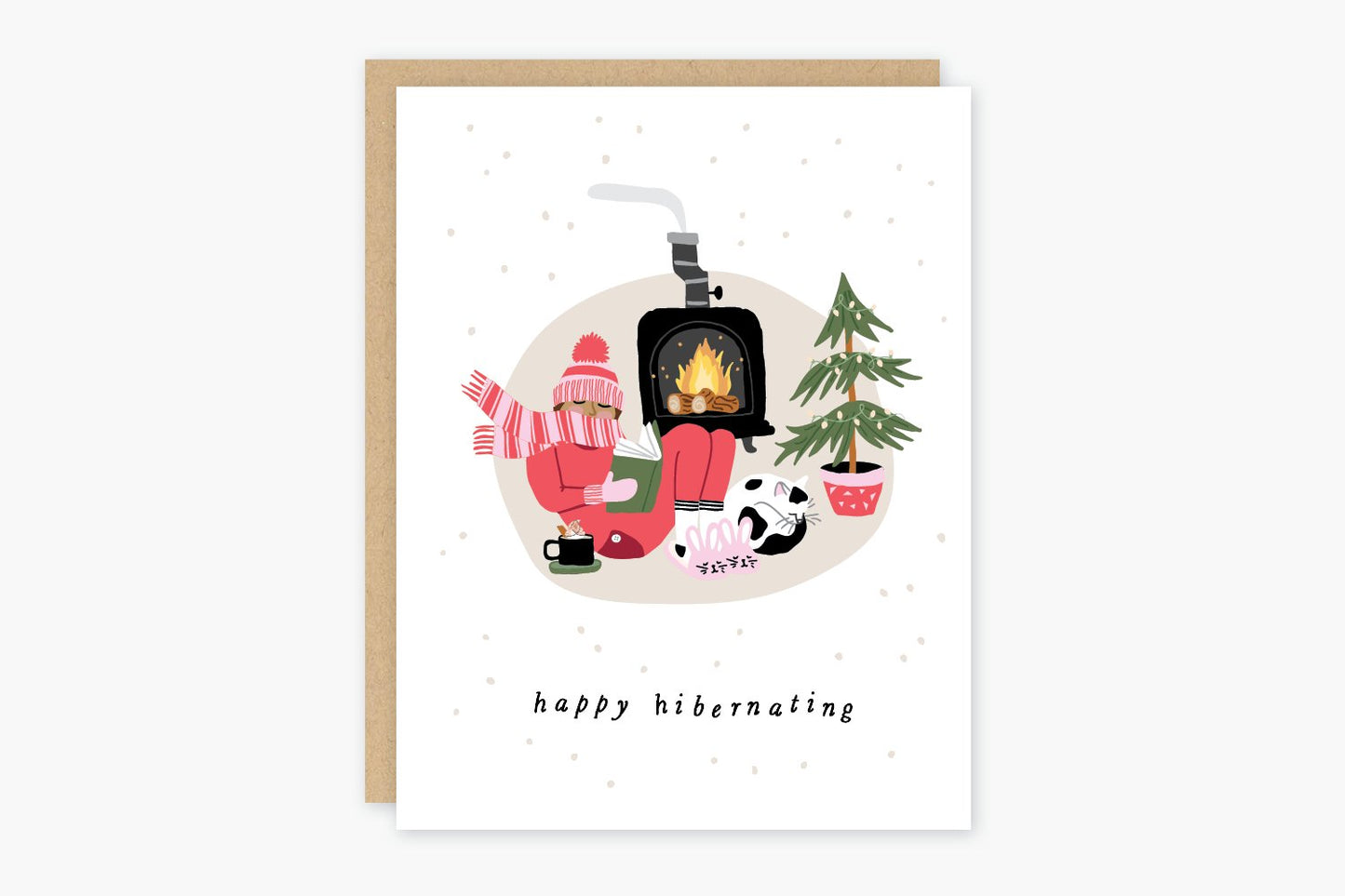 Party of One - Hibernating Holiday Card - Addie Rose Boutique - Austin