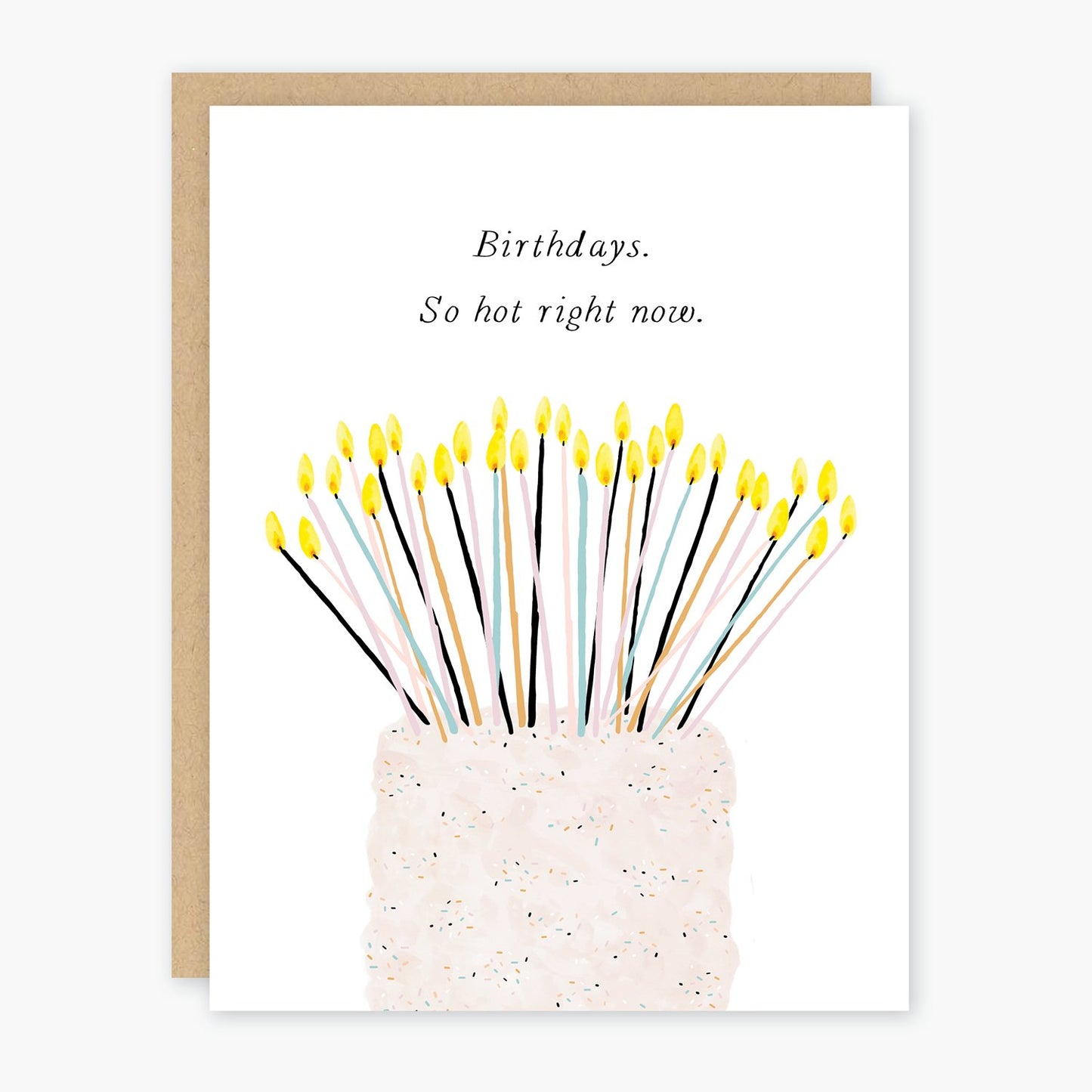 Party of One - So Hot Right Now Birthday Card - Addie Rose Boutique - Austin