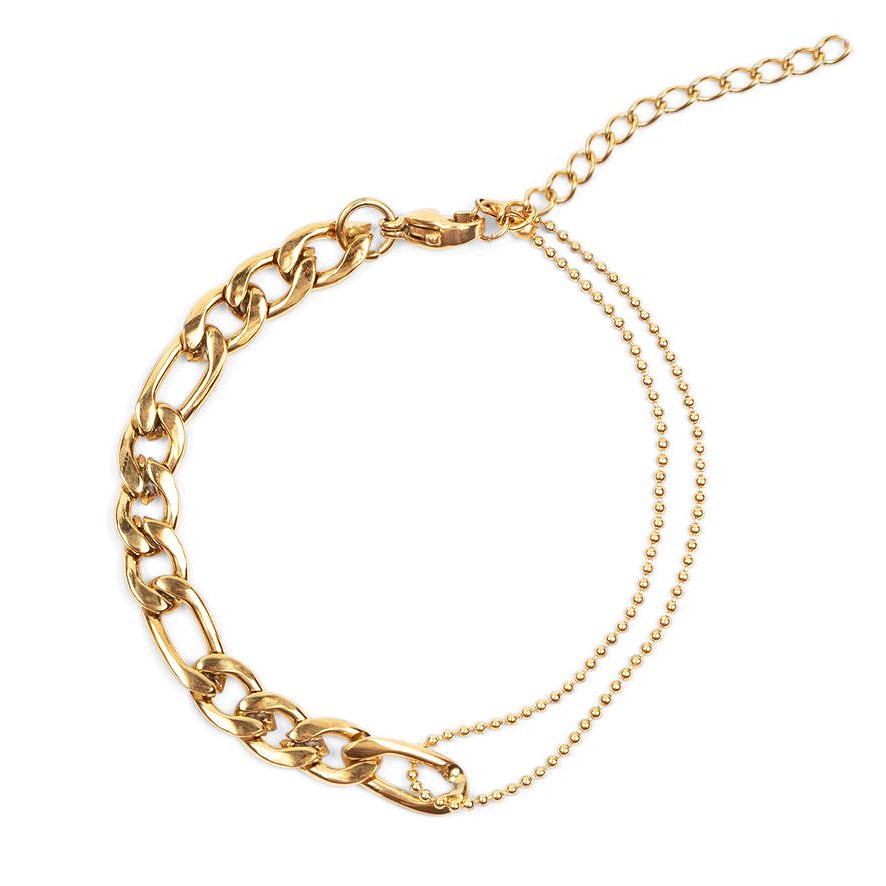 Paula Double Chain Bracelet - Addie Rose Boutique - Austin