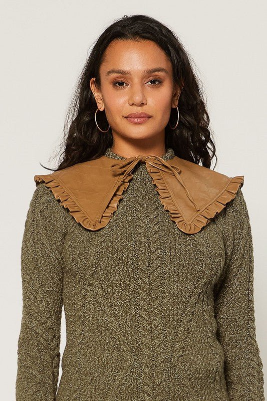 Quilted Collar - Addie Rose Boutique - Austin