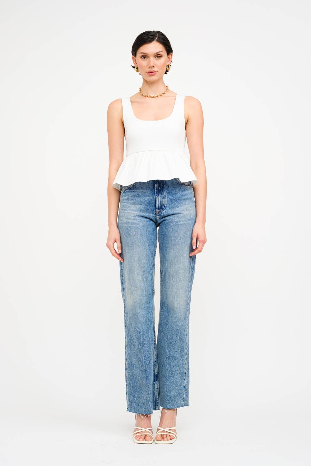 Raina Off White Top - Addie Rose Boutique - Austin