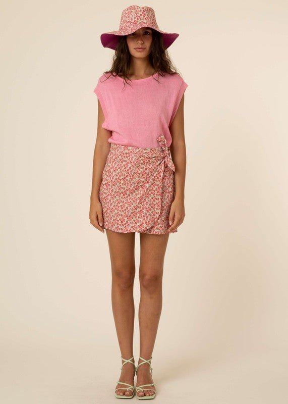Rita Woven Skort - Addie Rose Boutique - Austin
