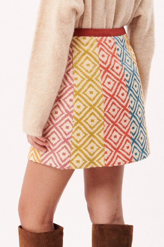 Salmone Skirt - Addie Rose Boutique - Austin