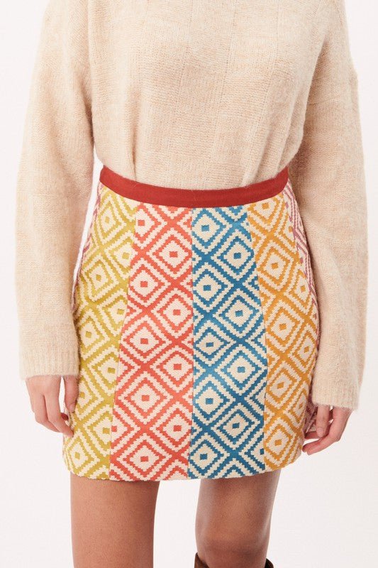 Salmone Skirt - Addie Rose Boutique - Austin