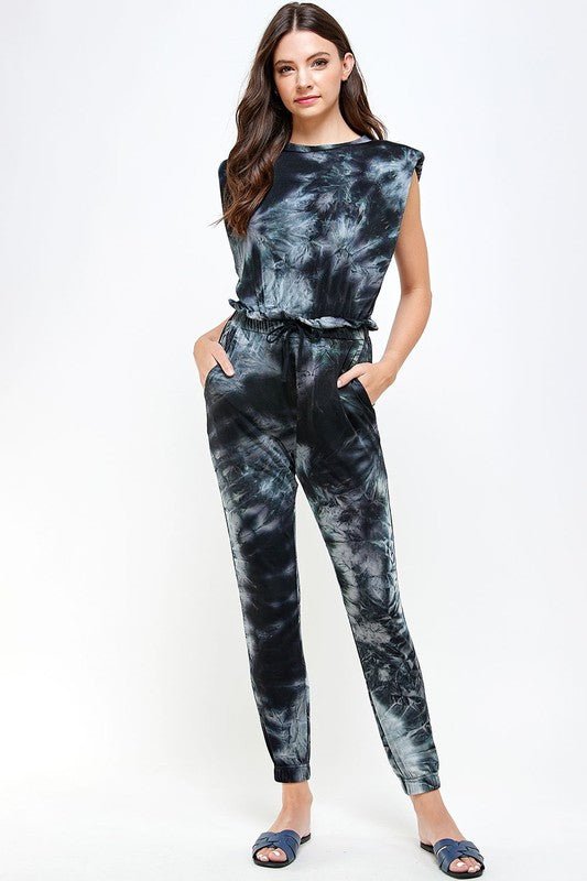 Sleeveless Jogger Jumpsuit - Addie Rose Boutique - Austin
