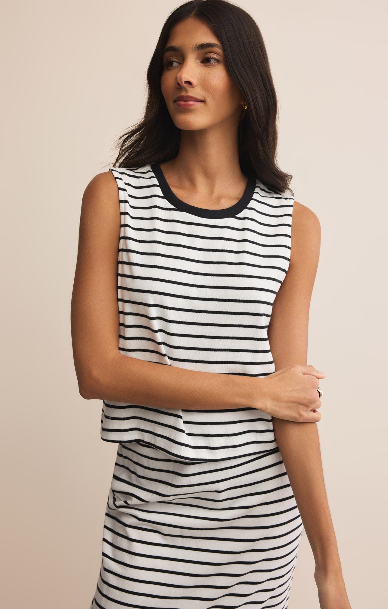 Sloan Stripe Top - Addie Rose Boutique - Austin