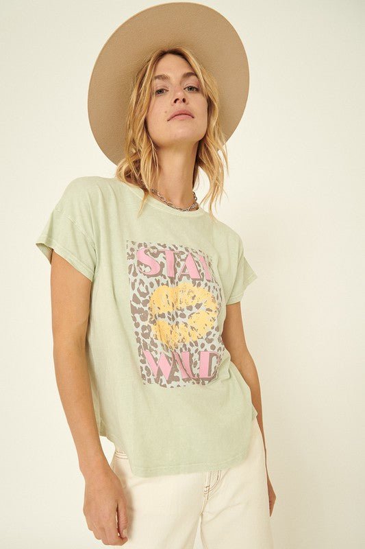 Stay Wild Graphic Tee - Addie Rose Boutique - Austin