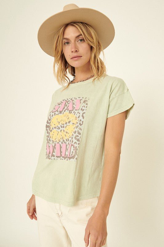 Stay Wild Graphic Tee - Addie Rose Boutique - Austin