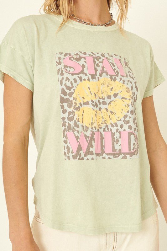 Stay Wild Graphic Tee - Addie Rose Boutique - Austin
