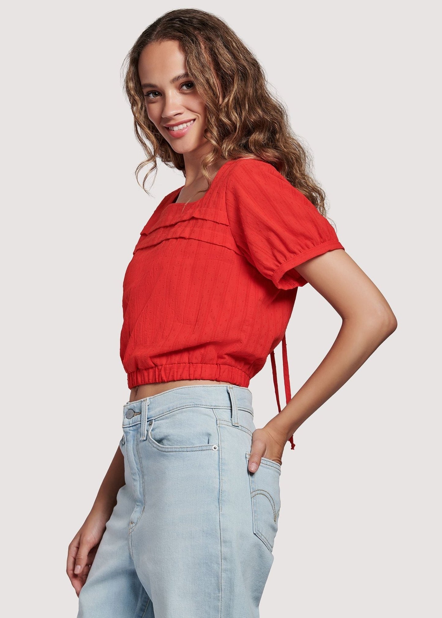 Strawberry Waves Top - Addie Rose Boutique - Austin
