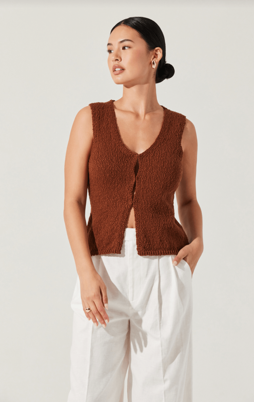 Tami Sweater Vest - Addie Rose Boutique - Austin