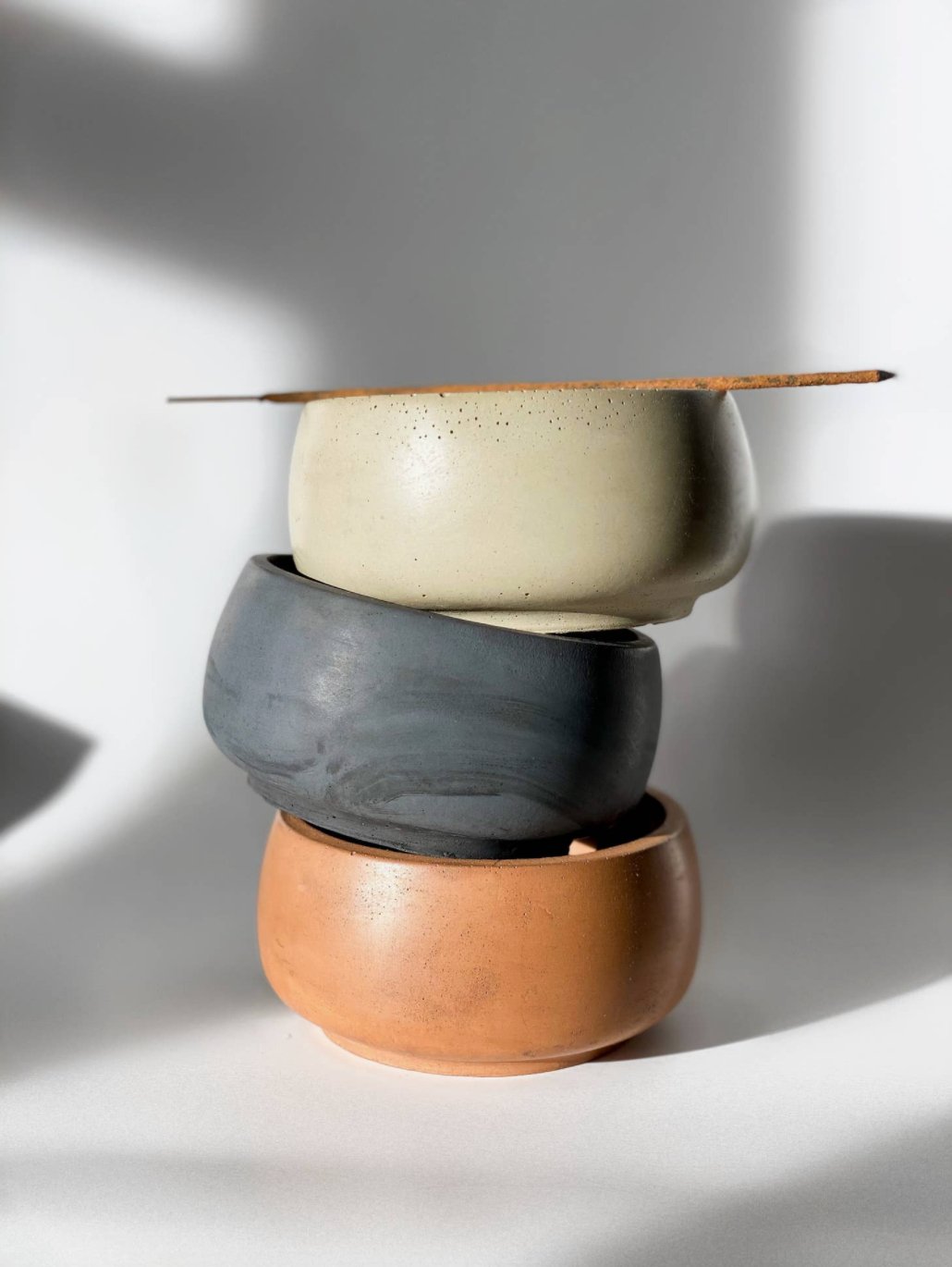 Terra - cotta Incense Holder | Concrete Incense Burner - Addie Rose Boutique - Austin