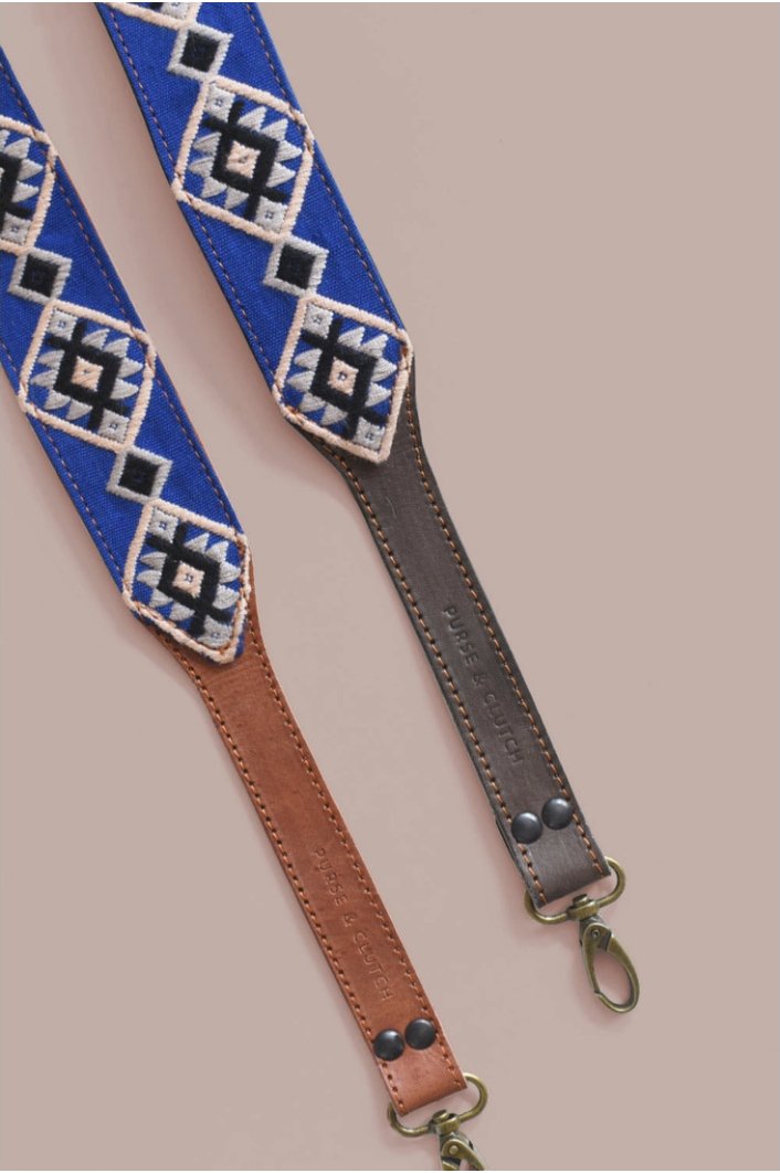 Textile & Leather Strap - Addie Rose Boutique - Austin