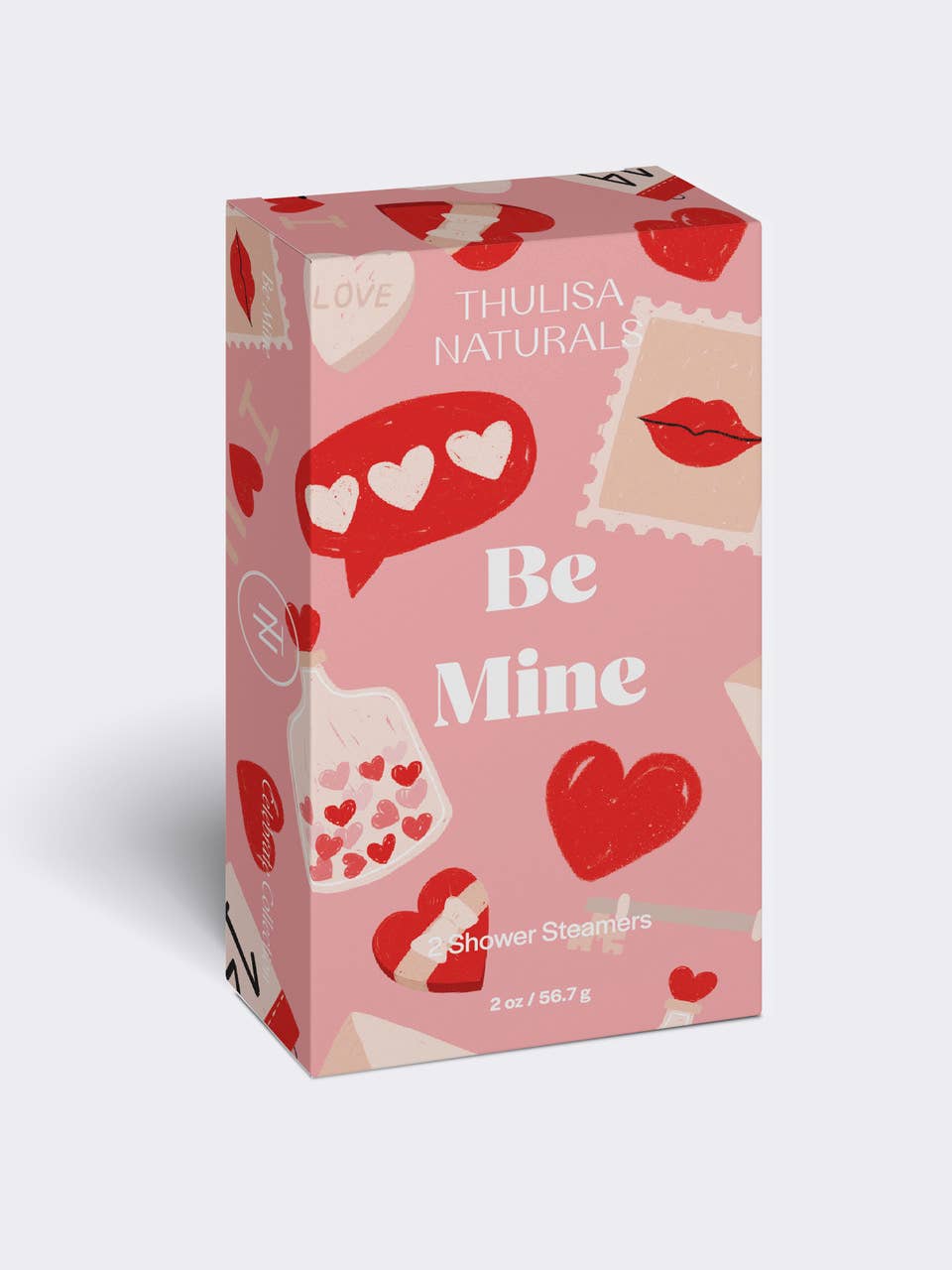 Thulisa Naturals | Bath + Body - Valentine's Day Shower Steamers //2 pack Bergamot + Plum - Addie Rose Boutique - Austin