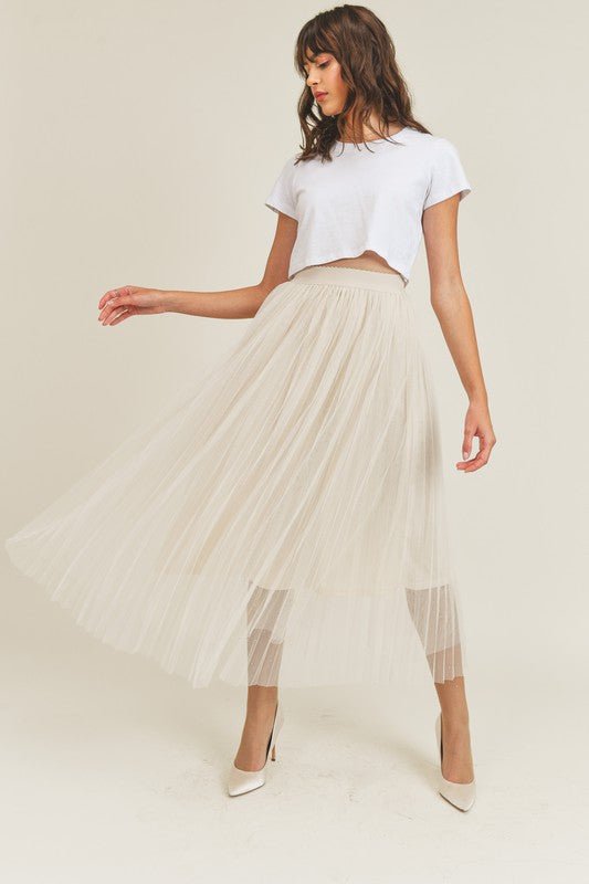 Tiffany Midi Skirt - Addie Rose Boutique - Austin