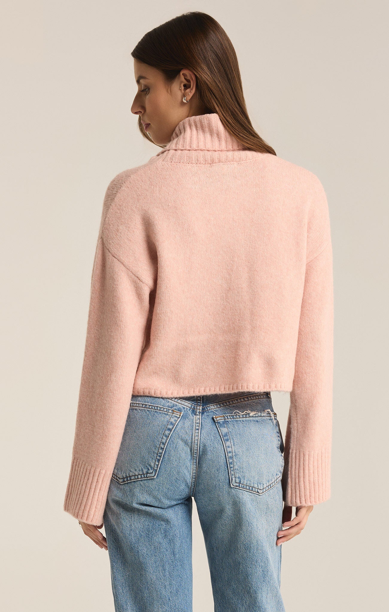 Ursa Sweater in Pink - Addie Rose Boutique - Austin