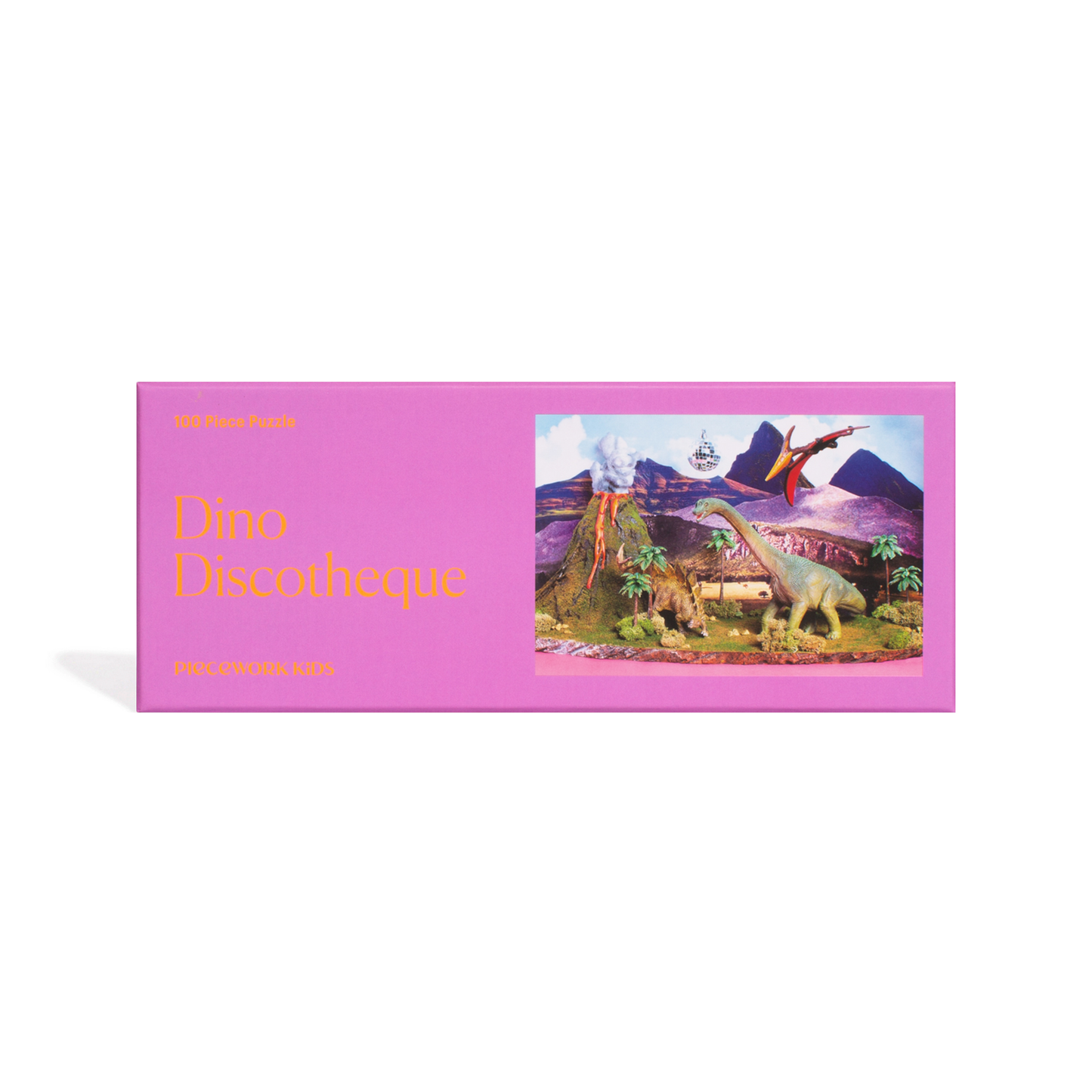 Piecework Puzzles - Dino Discotheque 100 Piece Puzzle