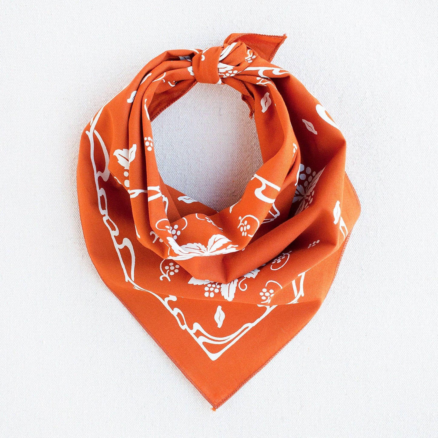 New Leaf Bandana- Marmalade Orange