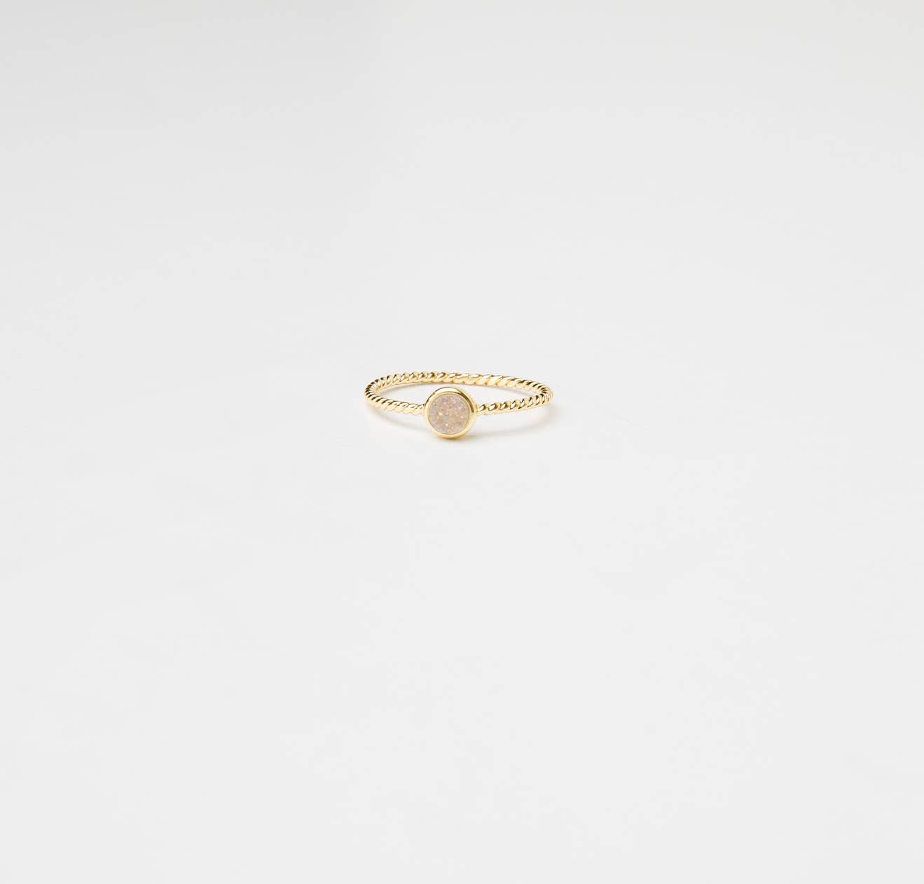 Brenda Grands Jewelry - Druzy Ring White