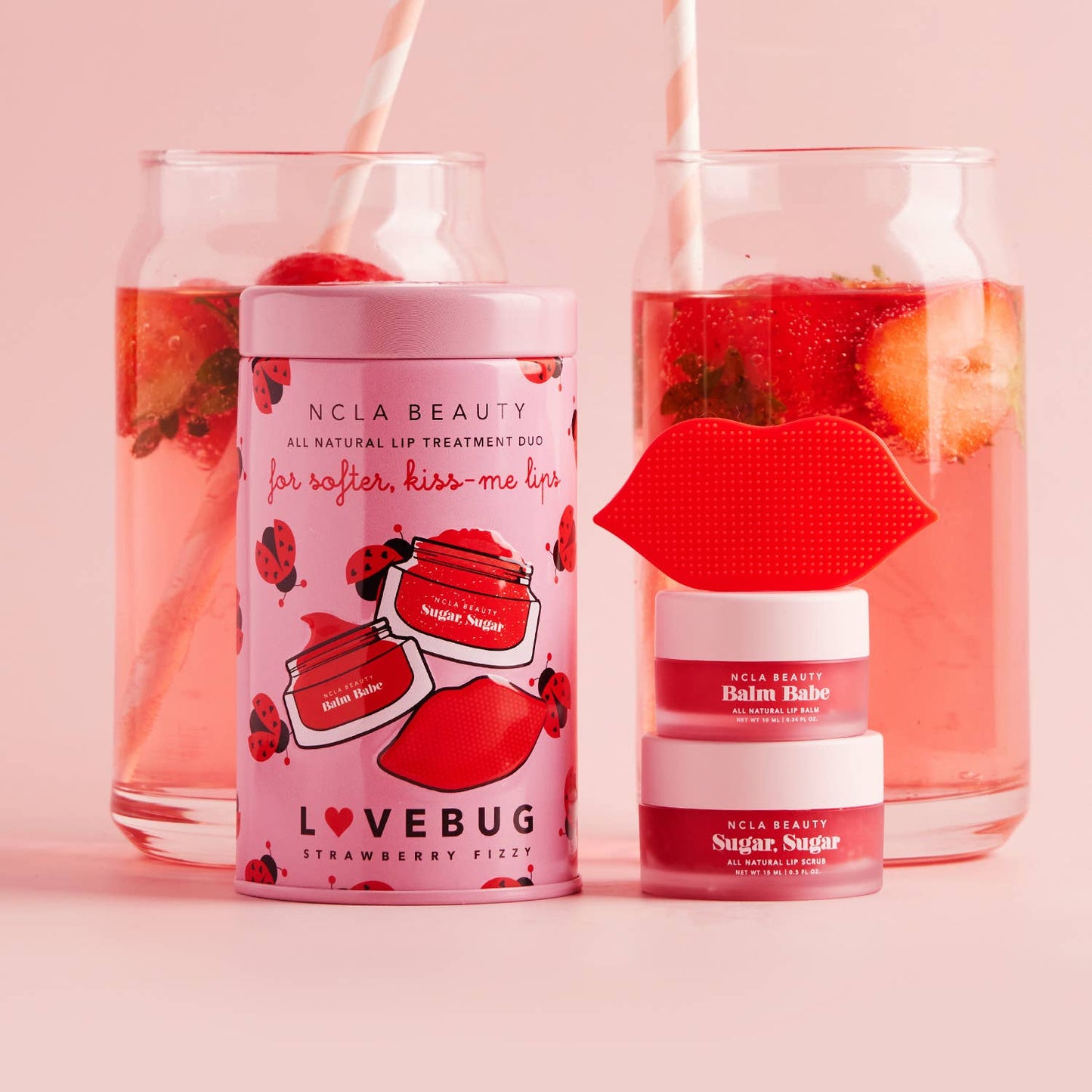 Lovebug Lip Care Set + Lip Scrubber