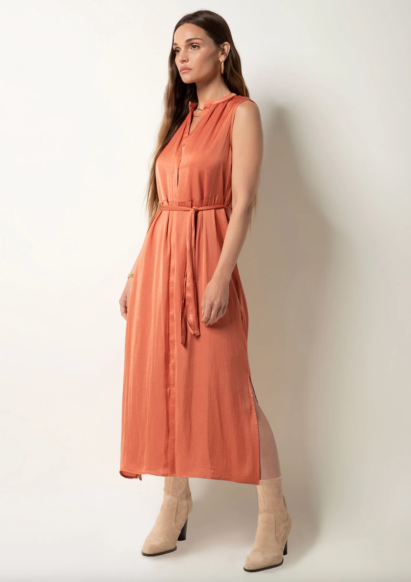 Ayda Poly Silk Dress