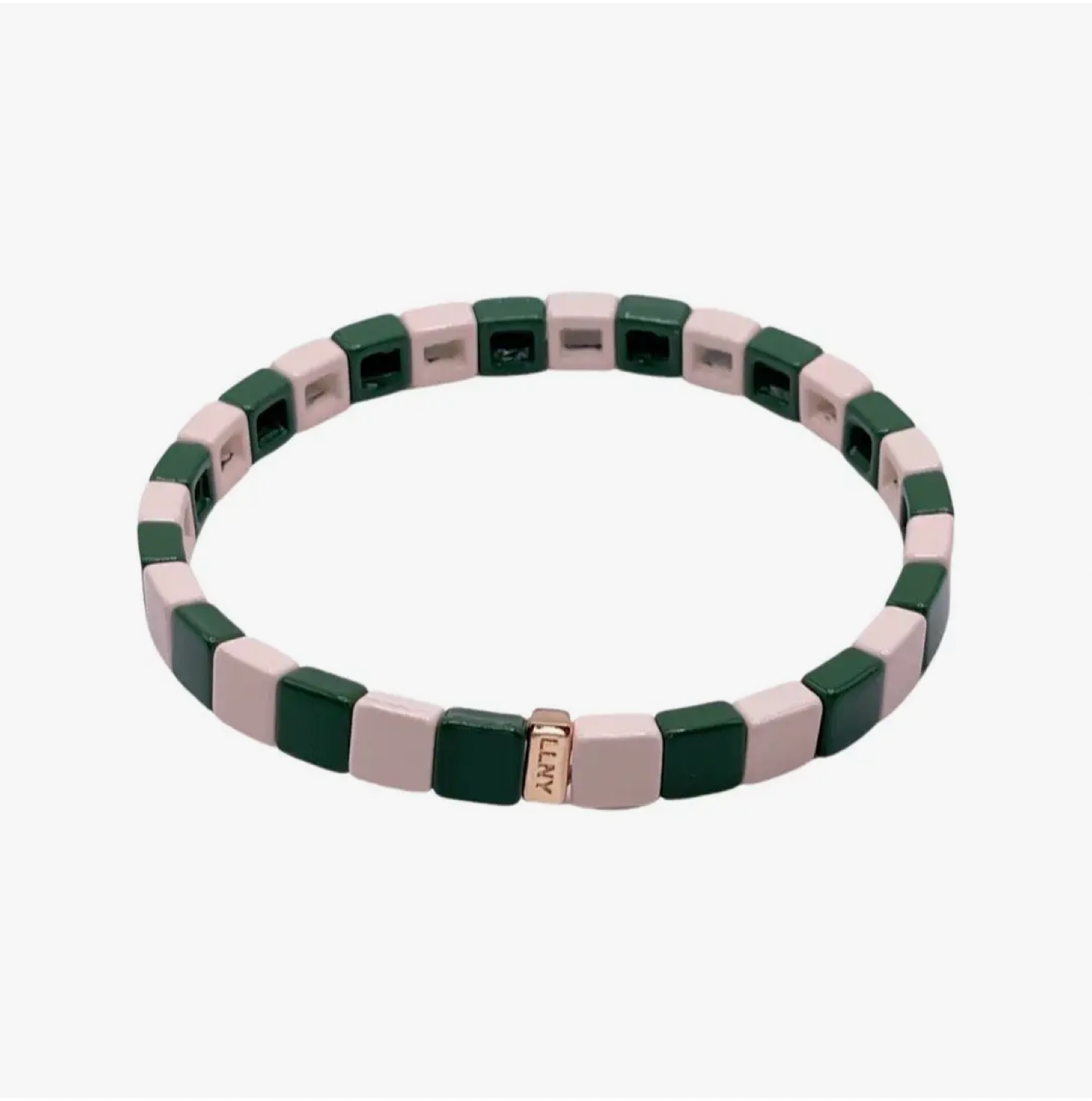 LLNY Evergreen Mini Checker Bracelet