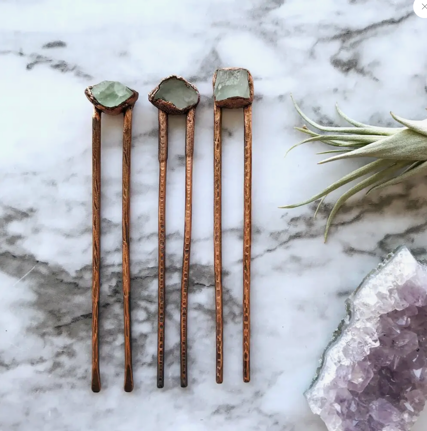 Fluorite Hair Pin
