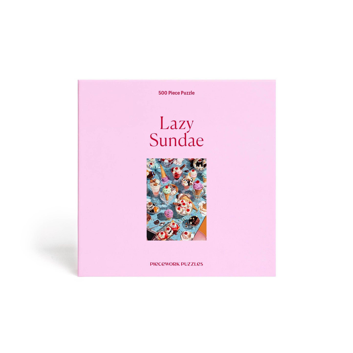 Piecework Puzzles - Lazy Sundae 500 Piece Puzzle