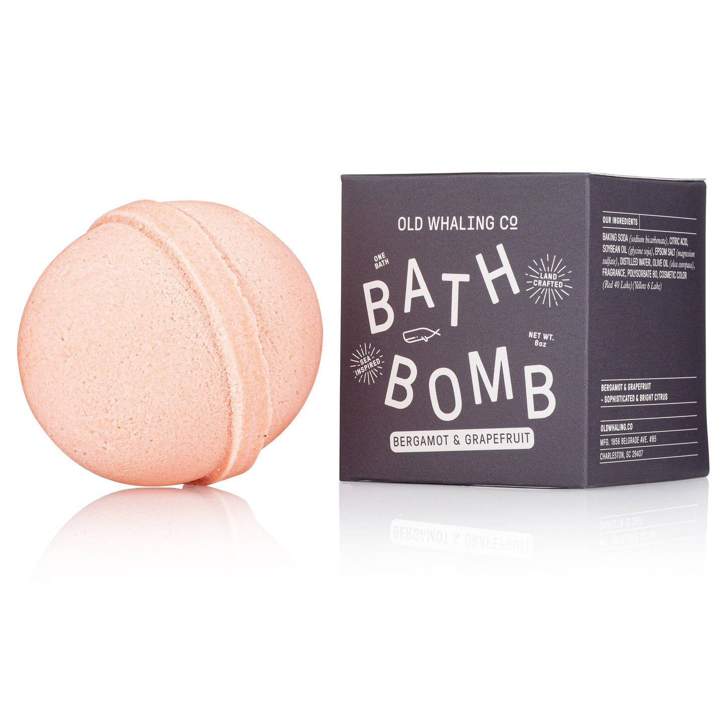 Old Whaling Company - Bergamot &
Grapefruit Bath Bomb