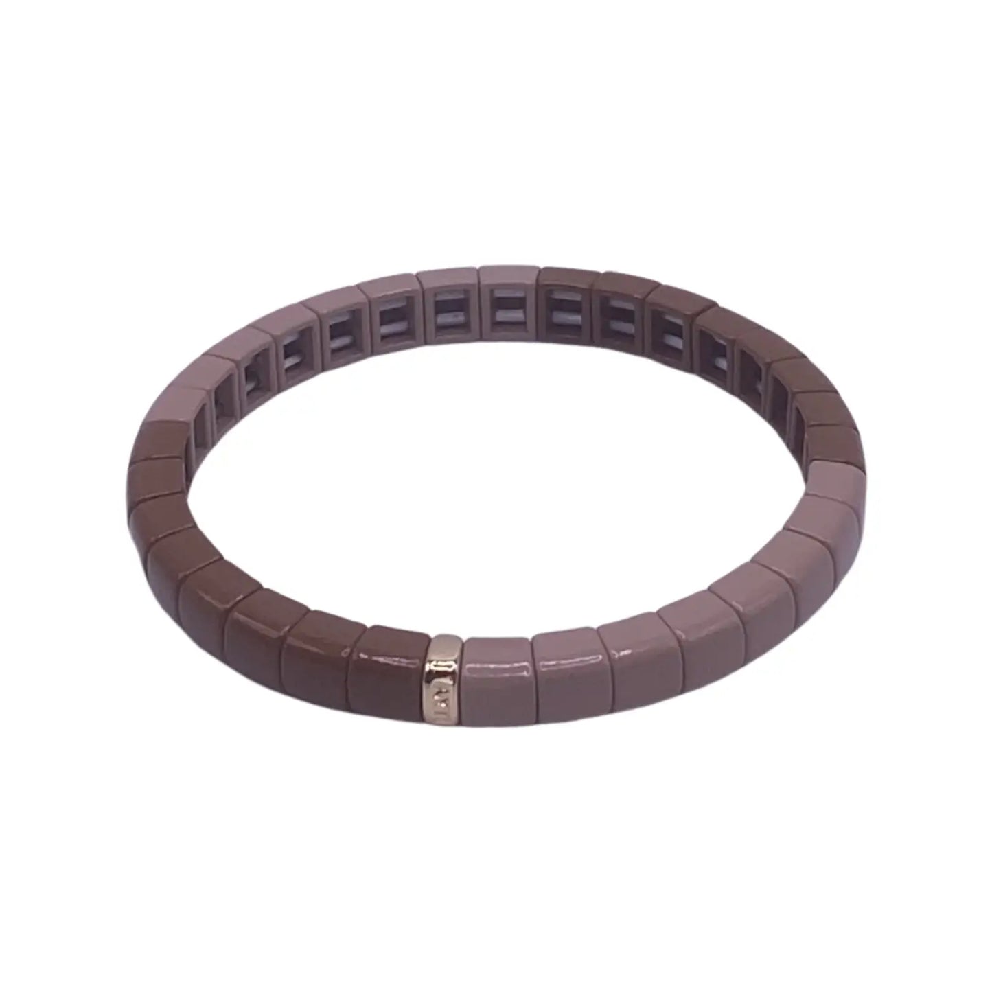 LLNY Walnut Two-tone Bracelet