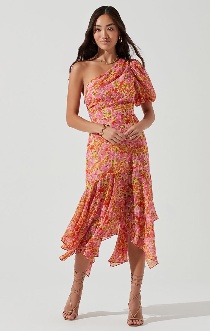 Santorini Dress in Peach