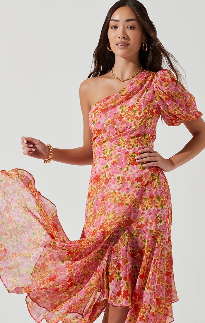 Santorini Dress in Peach