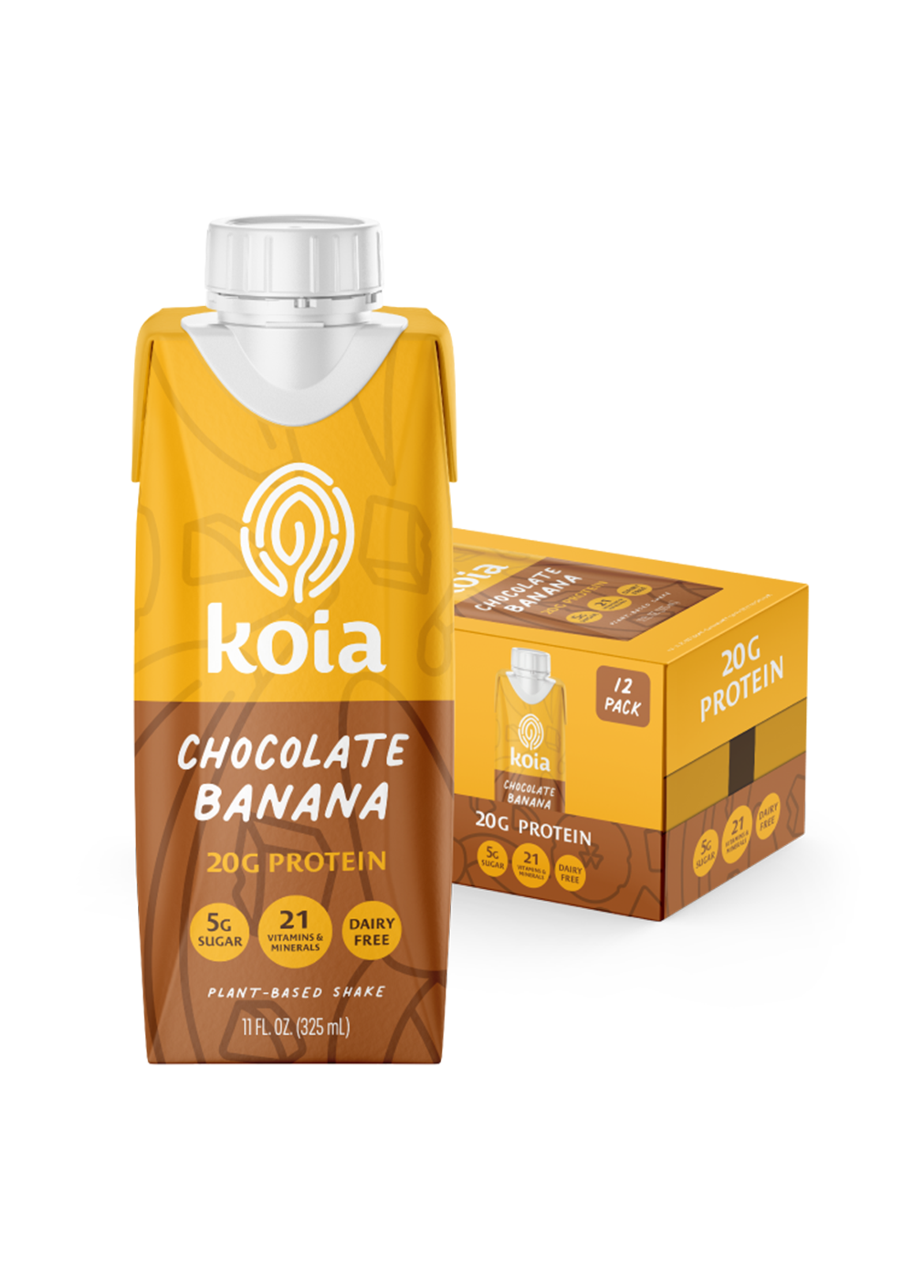 Koia - Chocolate Banana Nutrition Shake - 12pk Shelf Stable