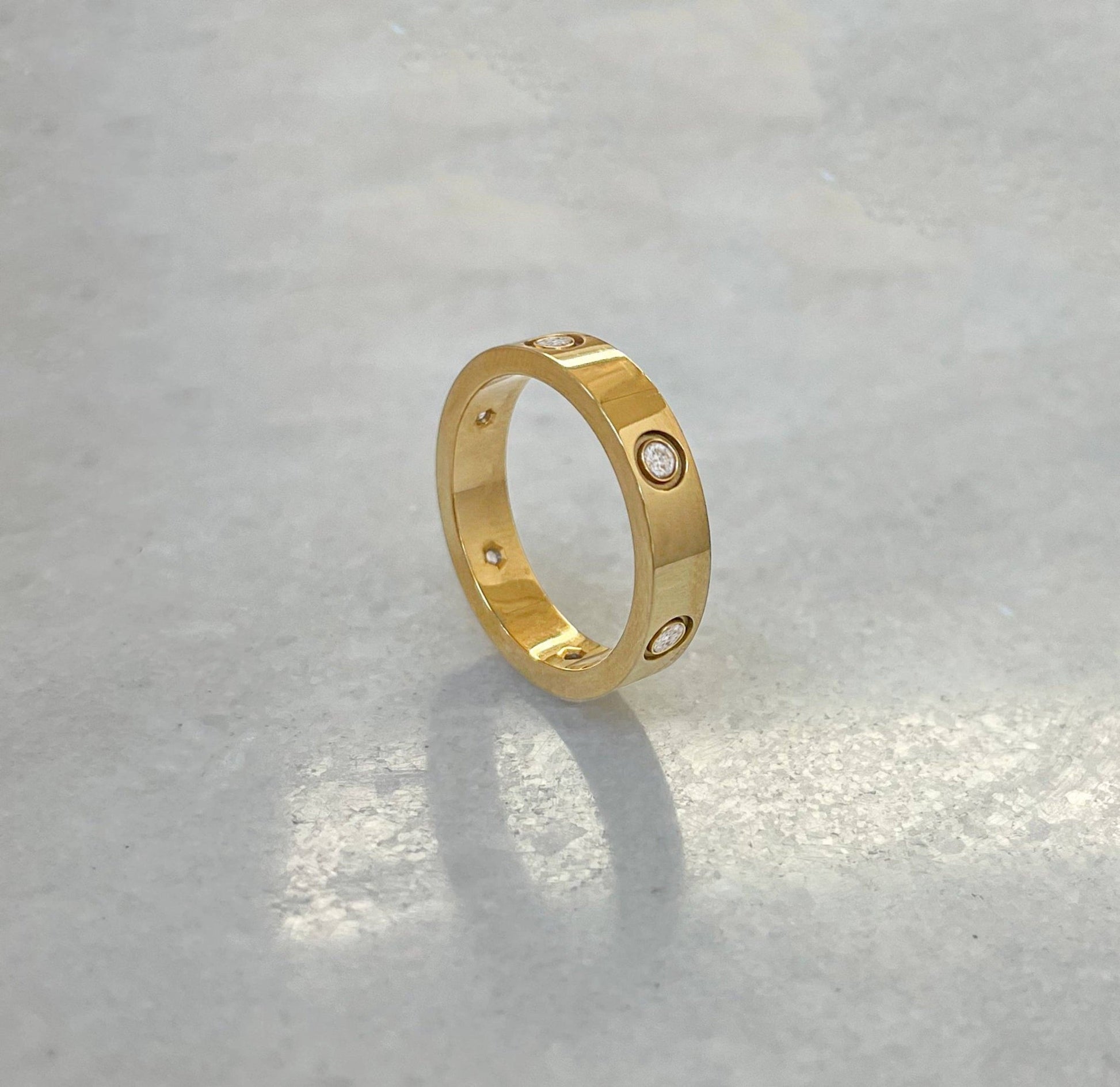 18k Gold Pave Ring - Addie Rose Boutique - Austin