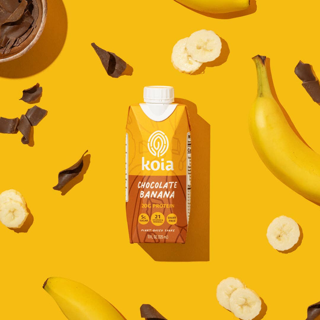 Koia - Chocolate Banana Nutrition Shake - 12pk Shelf Stable