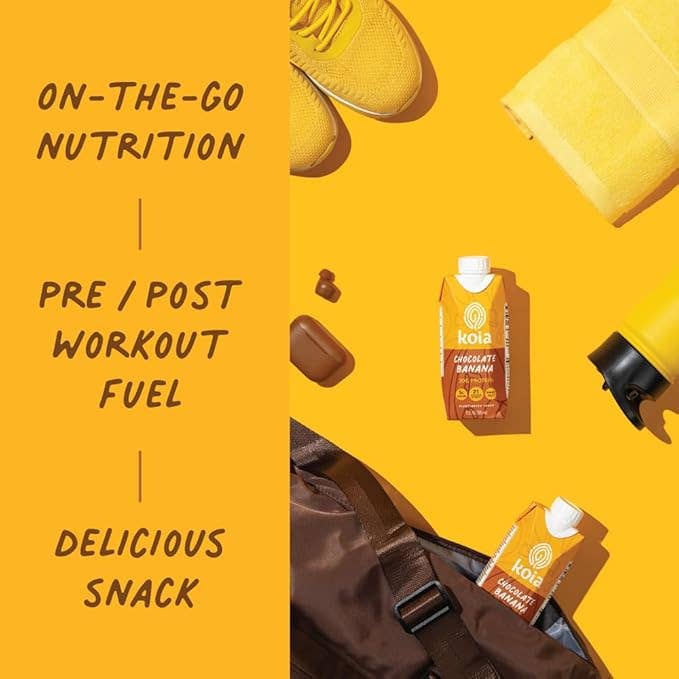 Koia - Chocolate Banana Nutrition Shake - 12pk Shelf Stable