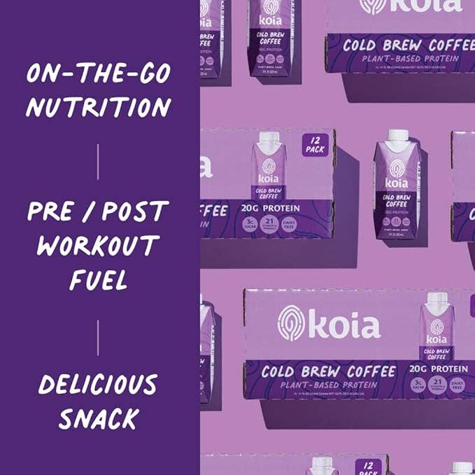 Koia - Cold Brew Coffee Nutrition Shake - 12pk Shelf Stable