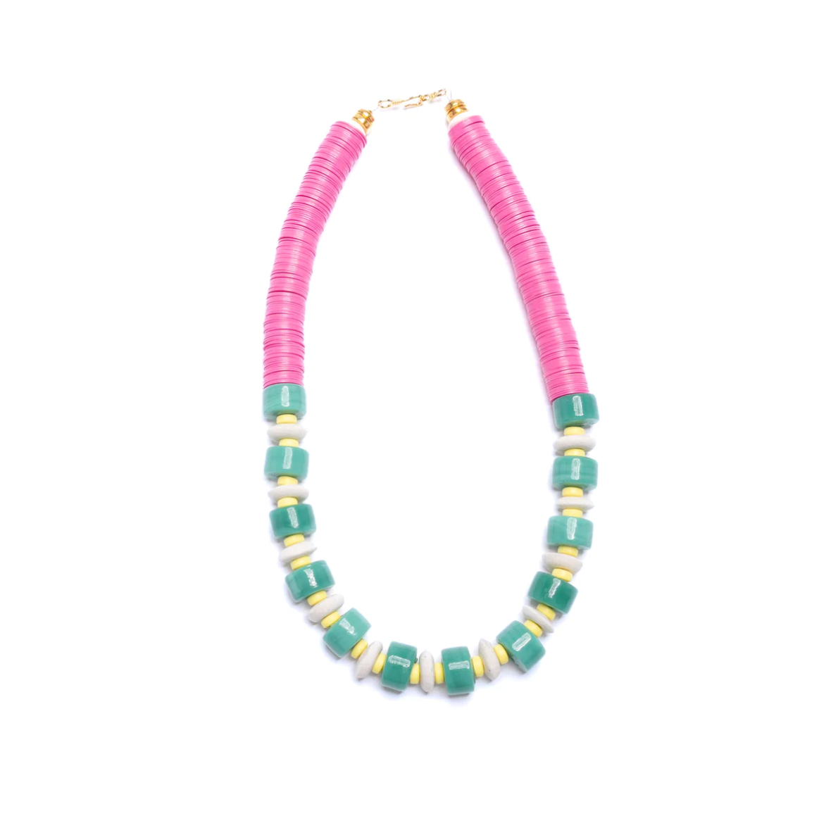 Green Rondelle Necklace